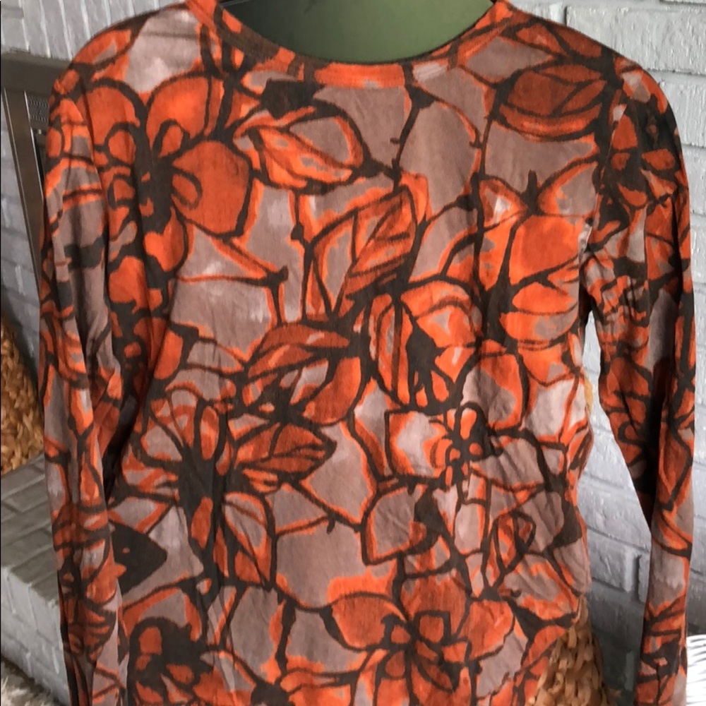 Floral long sleeve tee